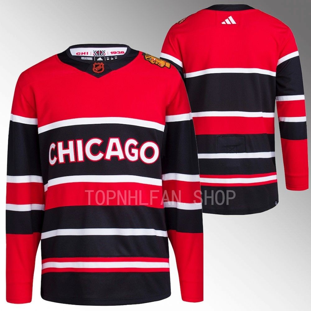 Chicago Blackhawks Red Reverse Retro 2.0 Authentic Primegreen Hockey Jersey