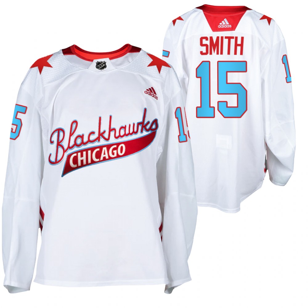Chicago Blackhawks Zack Smith White 2021 One Community Night Jersey