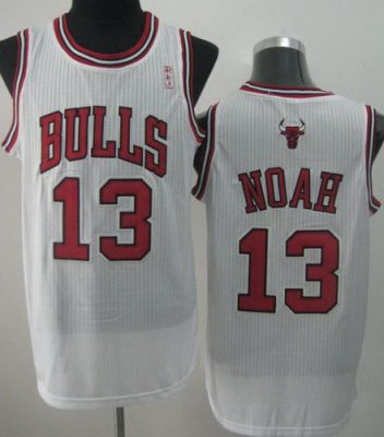 Chicago Bulls 13 Joakim Noah White Revolution 30 NBA Jerseys