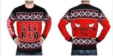 Chicago Bulls Men's NBA Ugly Sweater-1