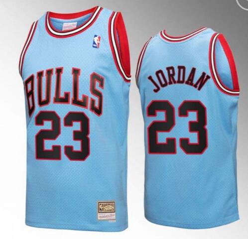 Chicago Bulls Michael Jordan Blue City Edition Retired number Jersey