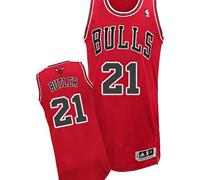 Chicago Bulls Revolution 30 #21 Jimmy Butler Red NBA Jersey