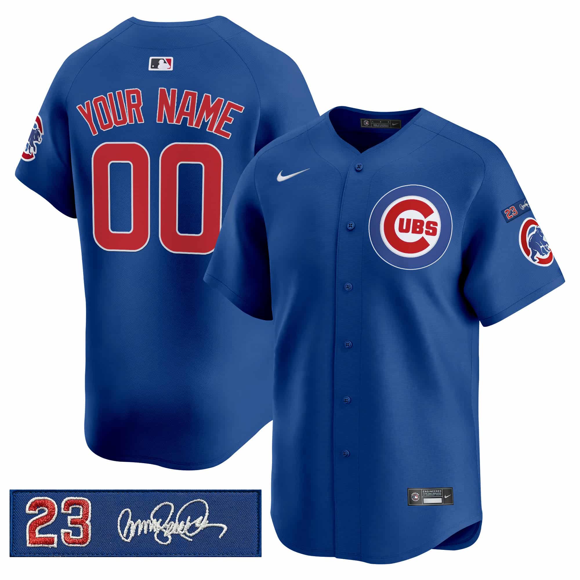 Chicago Cubs ‘Ryne Sandberg Tribute’ Vapor Premier Limited  Custom Jersey V3 – All Stitched