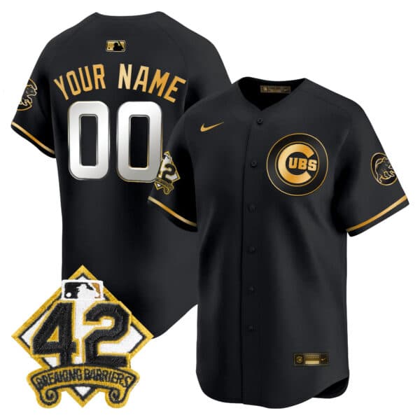 Chicago Cubs 2025 Jackie Robinson Patch Vapor Premier Limited Custom Jersey – All Stitched