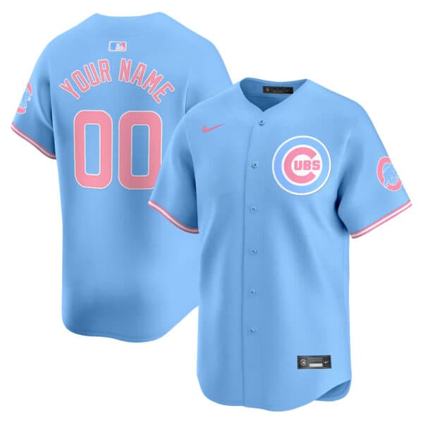 Chicago Cubs Bubblegum Pink Vapor Premier Limited Custom Jersey  – All Stitched