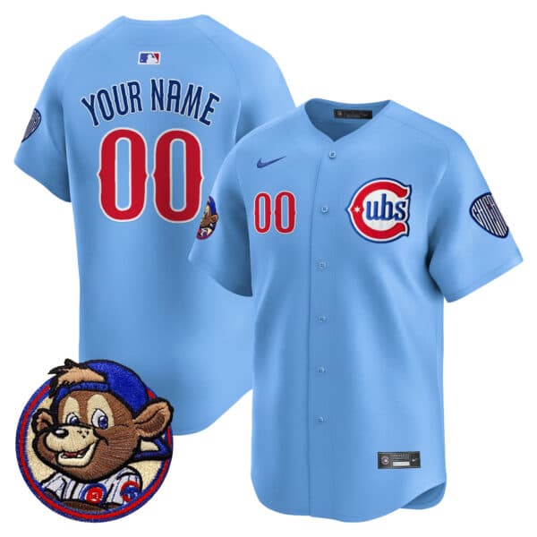 Chicago Cubs Clark Patch Vapor  Premier Limited Custom Jersey – All Stitched