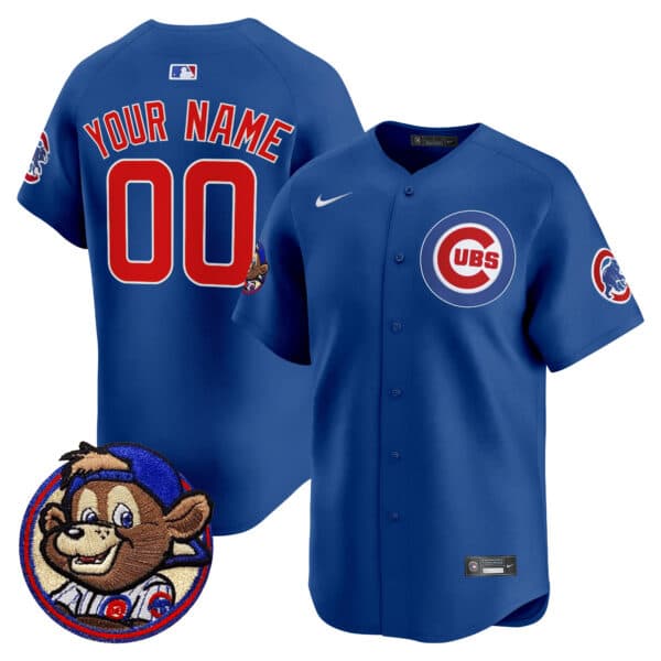 Chicago Cubs Clark Patch Vapor Premier Limited C ustom Jersey – All Stitched