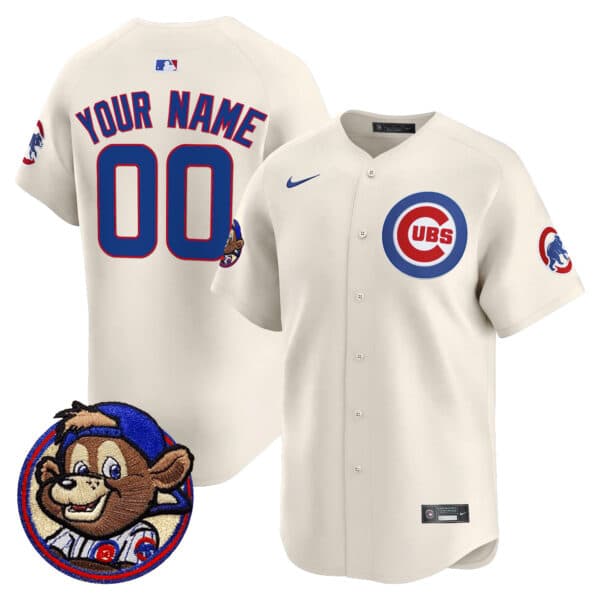 Chicago Cubs Clark Patch Vapor Premier Limited Custom Jersey  – All Stitched