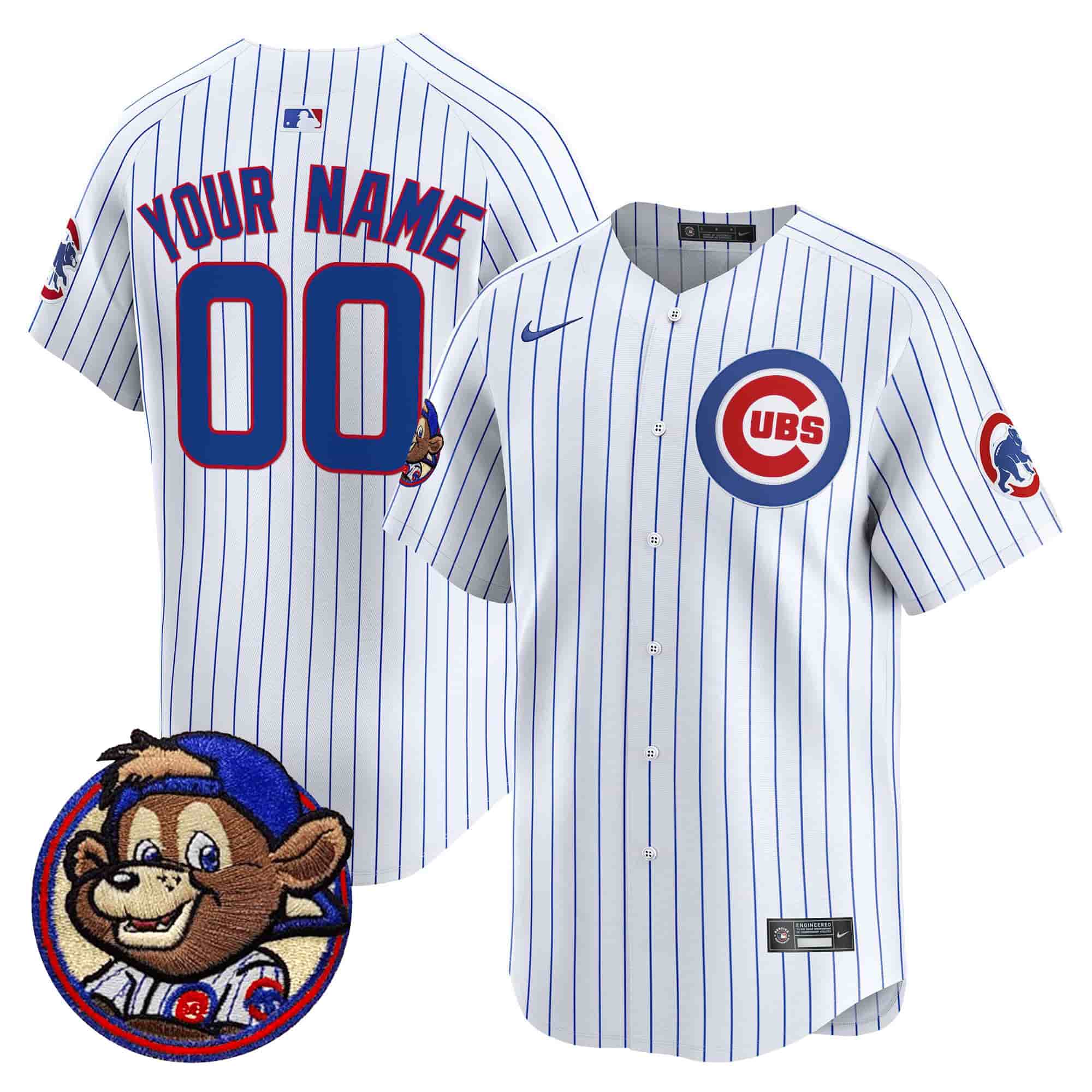 Chicago Cubs Clark Patch Vapor Premier Limited Custom Jersey – All Stitched