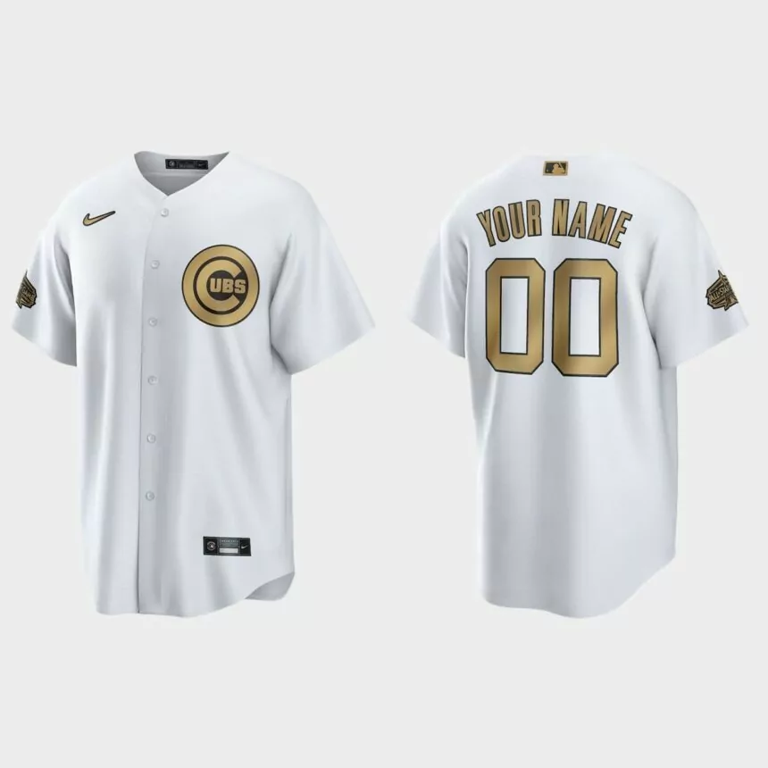 Chicago Cubs Custom 2022 MLB All-Star Game Replica Jersey – White
