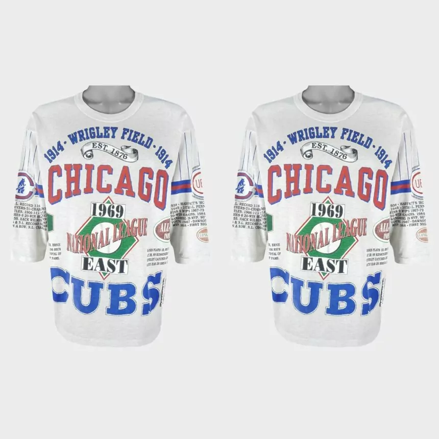 Chicago Cubs National League East Long Gone Jersey – White