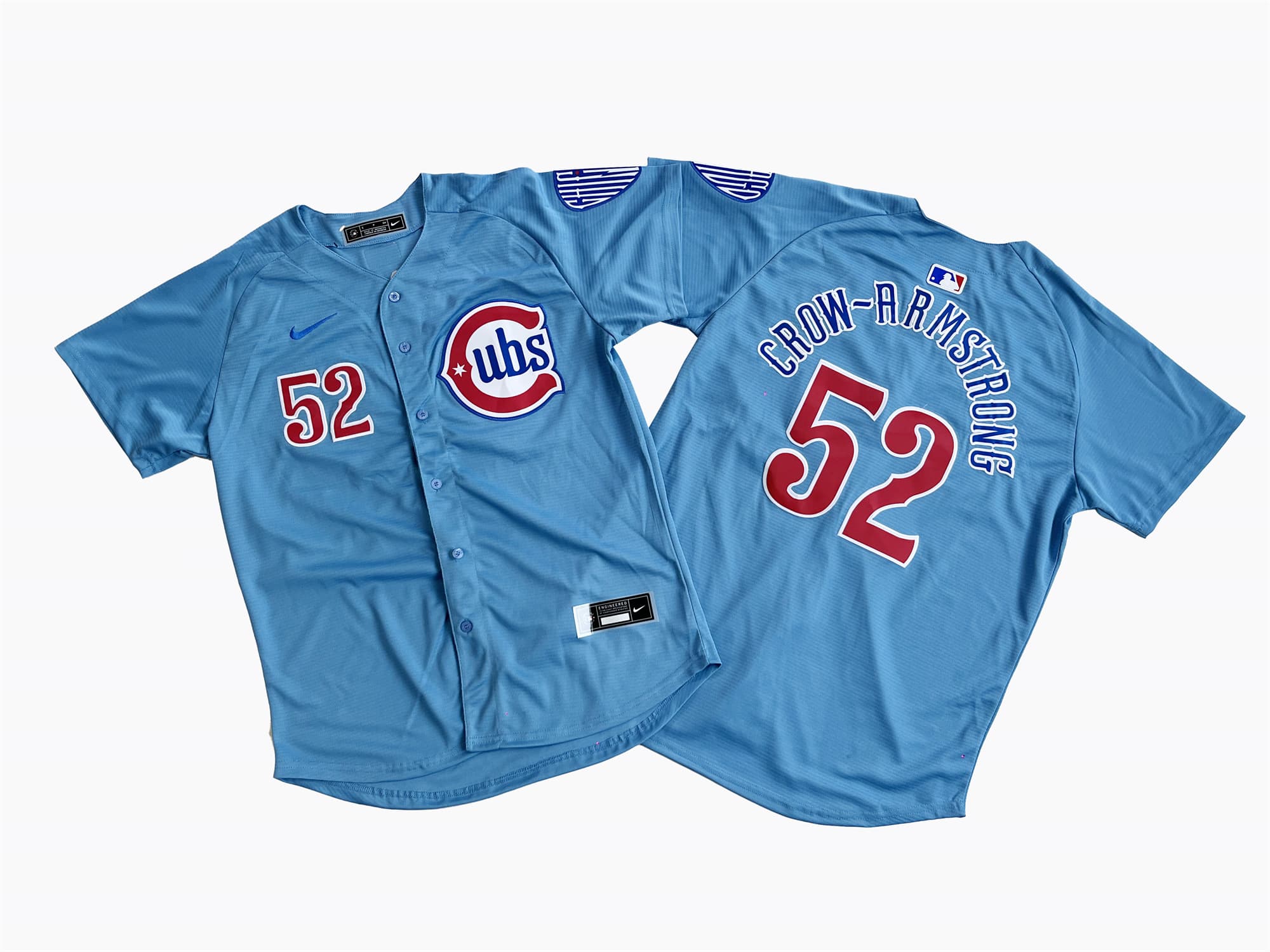 Chicago Cubs Pete Crow-Armstrong Nike Light Blue 2nd Alternate Limited Player Jersey