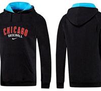 Chicago Cubs Pullover Hoodie Black & Blue