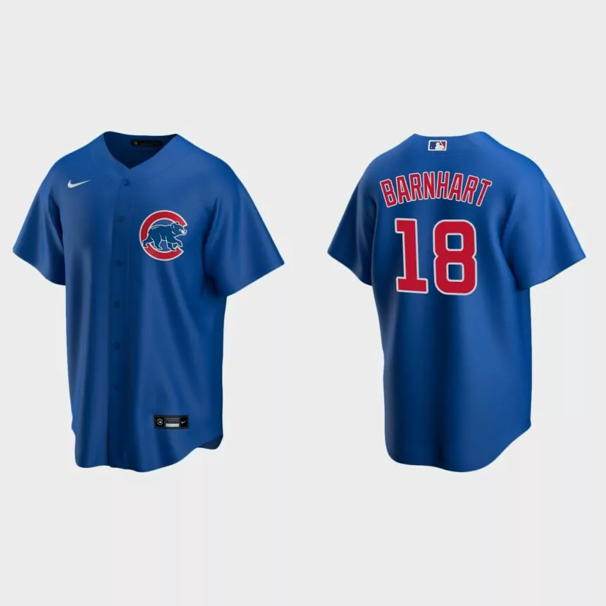Chicago Cubs Tucker Barnhart Replica Alternate Jersey – Royal