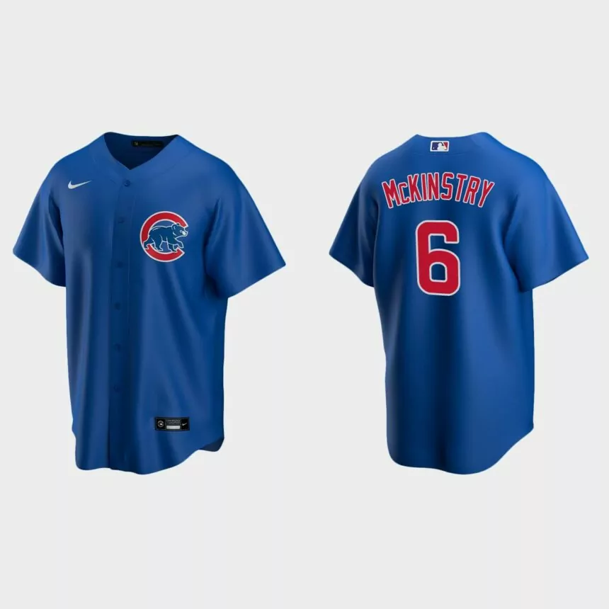 Chicago Cubs Zach McKinstry Replica Alternate Jersey – Royal