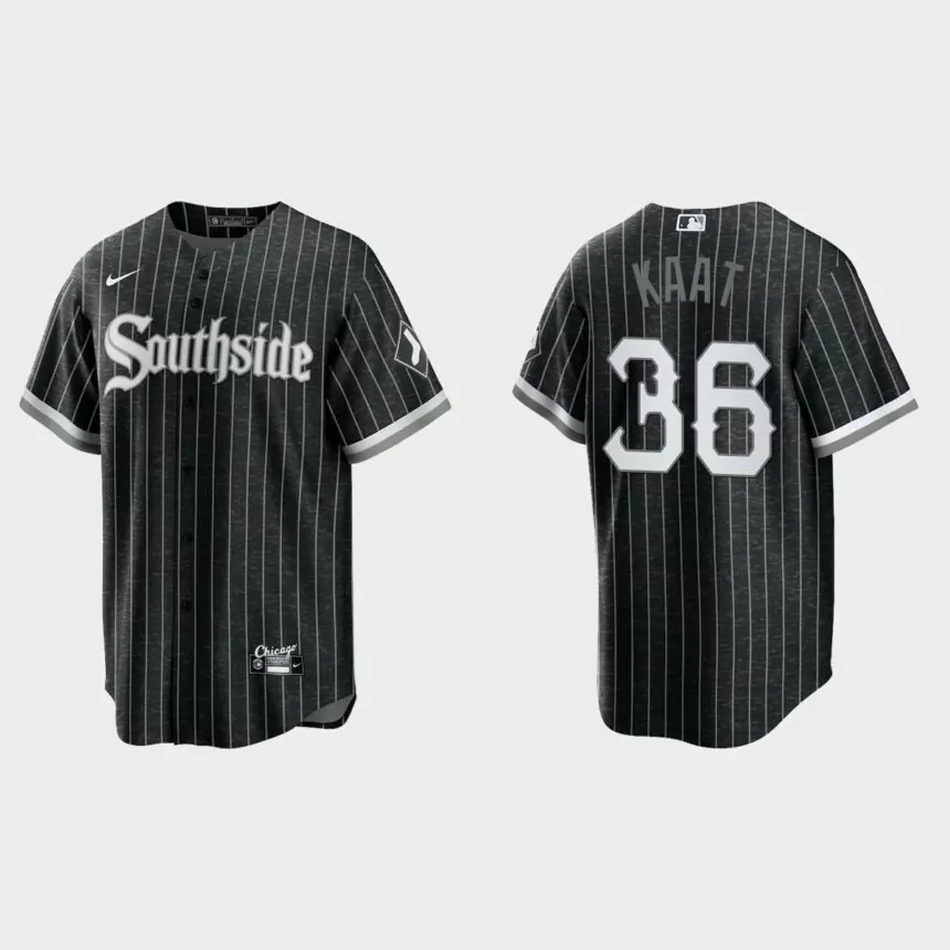 Chicago White Sox #36 Jim Kaat 2021 City Connect Replica Jersey – Black