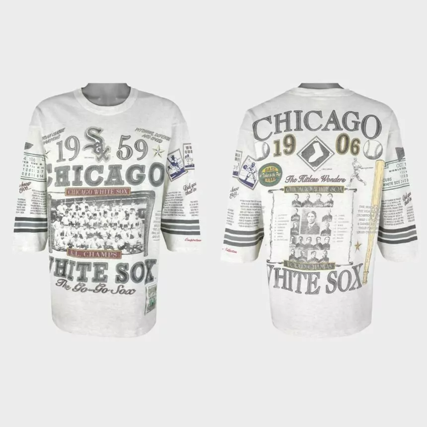 Chicago White Sox 1959 AL Champs Long Gone Jersey – White