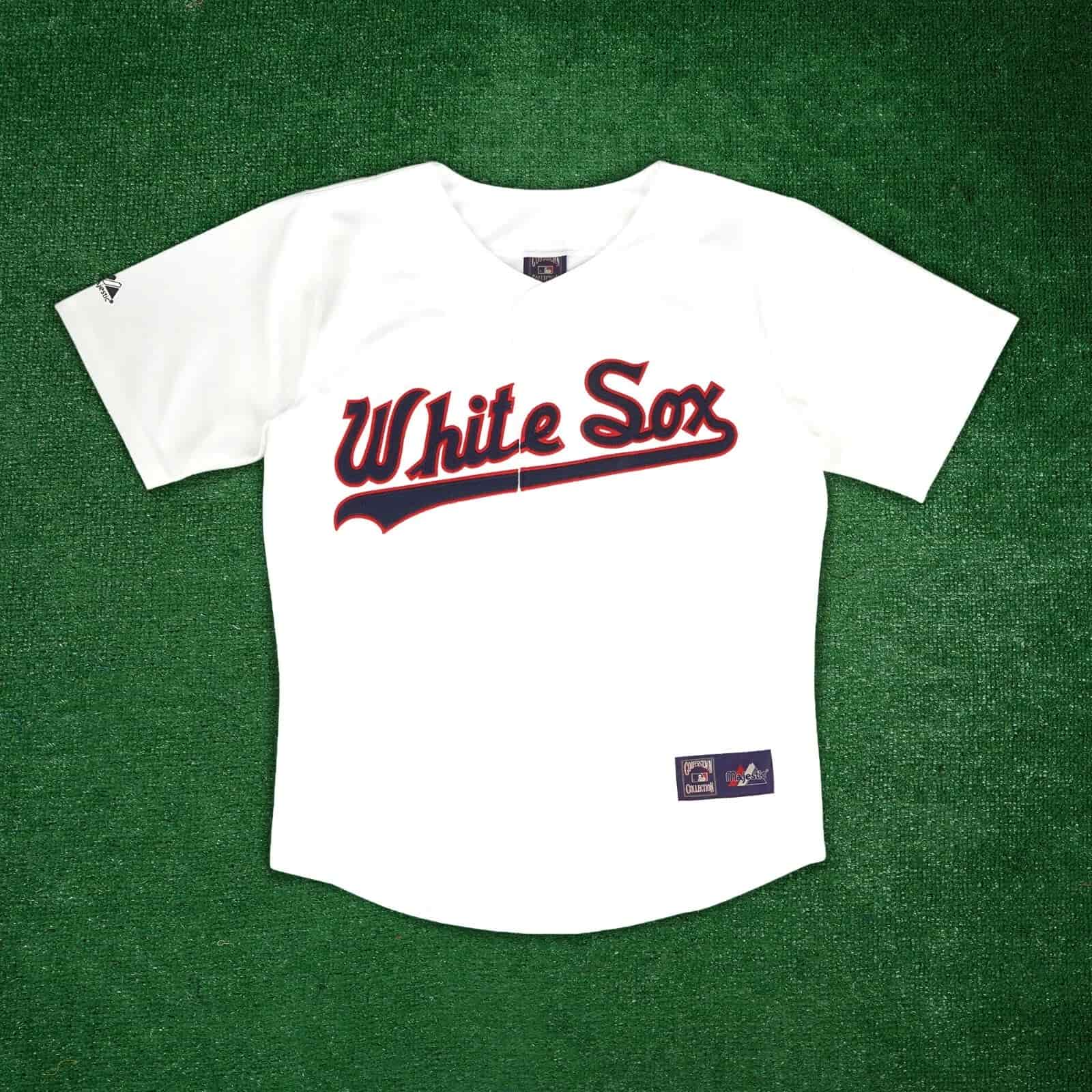 Chicago White Sox 1989 Men's Home White Cooperstown Throwback Jersey
