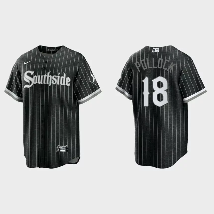 Chicago White Sox A.J. Pollock City Connect Replica Jersey – Black