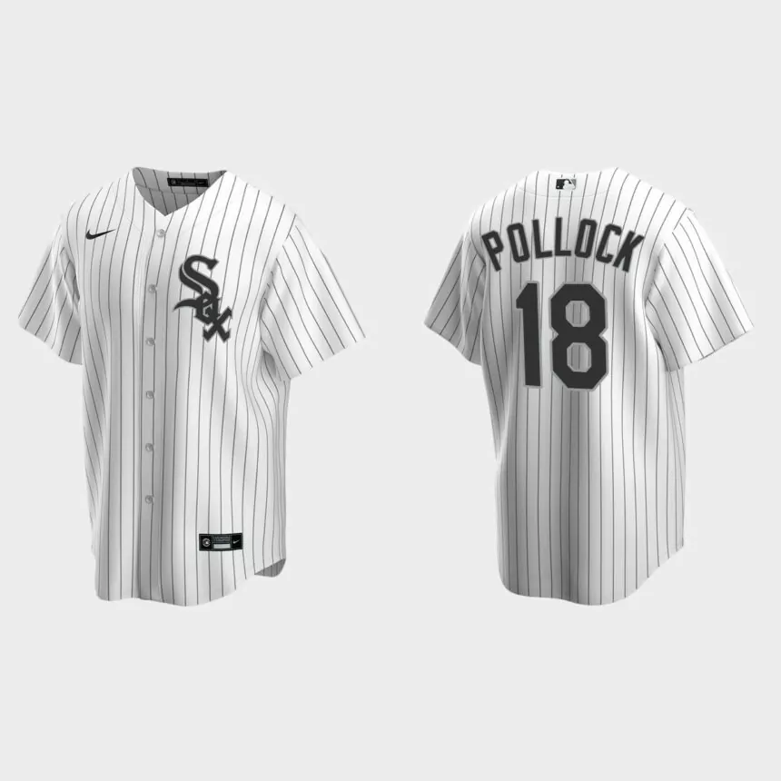 Chicago White Sox A.J. Pollock Replica Home Jersey – White
