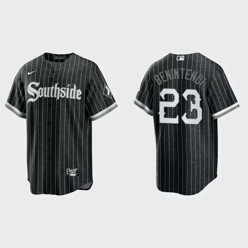 Chicago White Sox Andrew Benintendi City Connect Replica Jersey – Black
