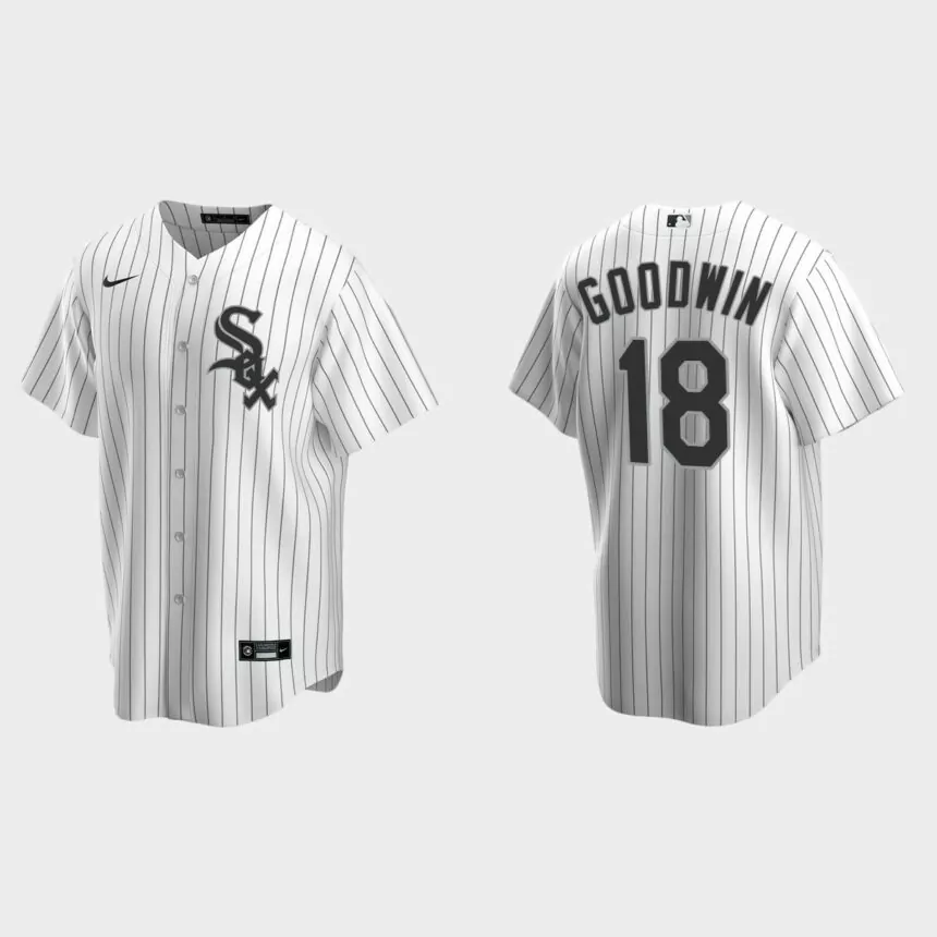 Chicago White Sox Brian Goodwin Replica Home Jersey – White