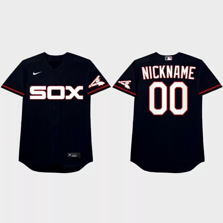 Chicago White Sox Custom 2021 Players’ Weekend Nickname Jersey – Navy
