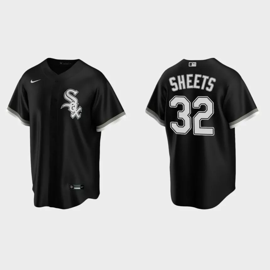 Chicago White Sox Gavin Sheets Replica Alternate Jersey – Black