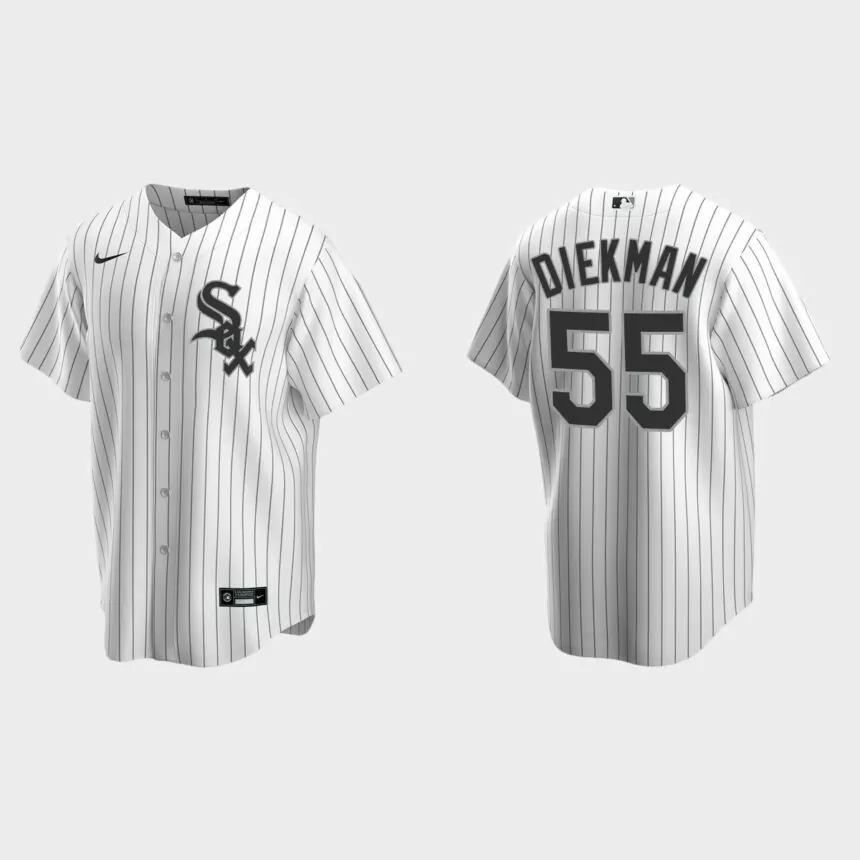 Chicago White Sox Jake Diekman Replica Home Jersey – White