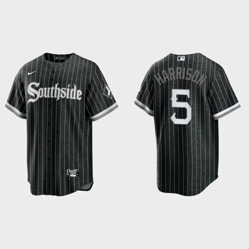 Chicago White Sox Josh Harrison 2021 City Connect Replica Jersey – Black