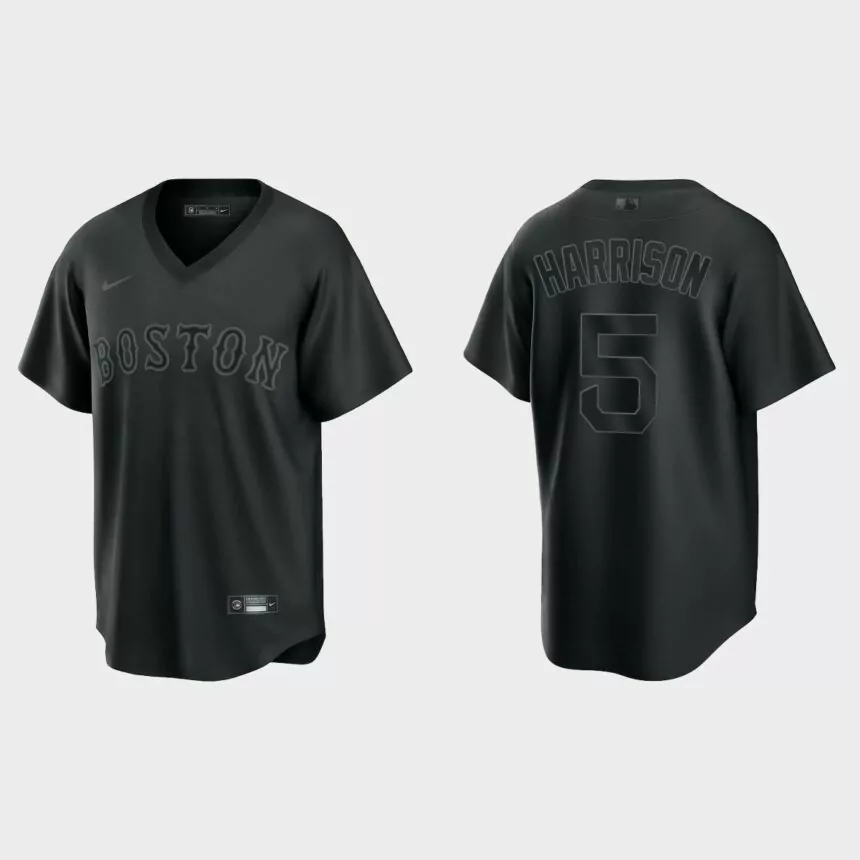 Chicago White Sox Josh Harrison Pitch Black Fashion Replica Jersey – Black