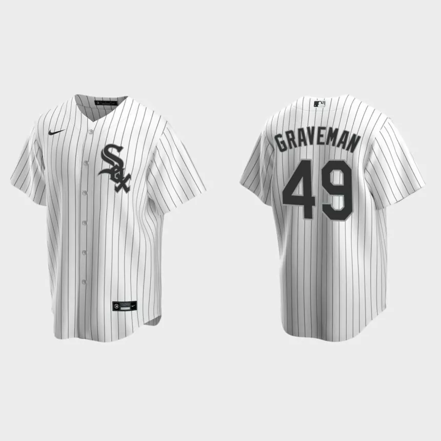 Chicago White Sox Kendall Graveman Replica Home Jersey – White