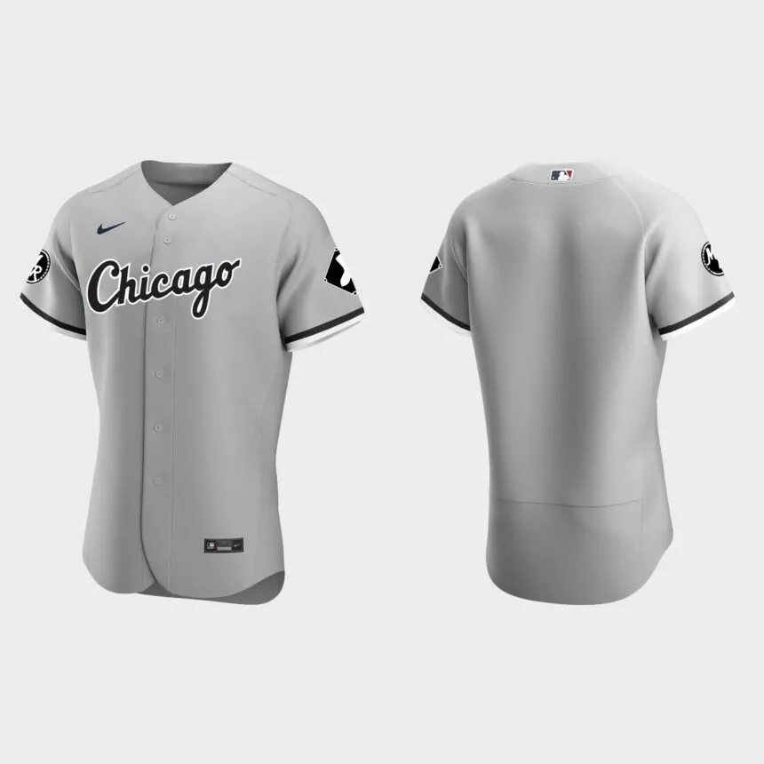 Chicago White Sox MR Patch Authentic Jersey – Gray