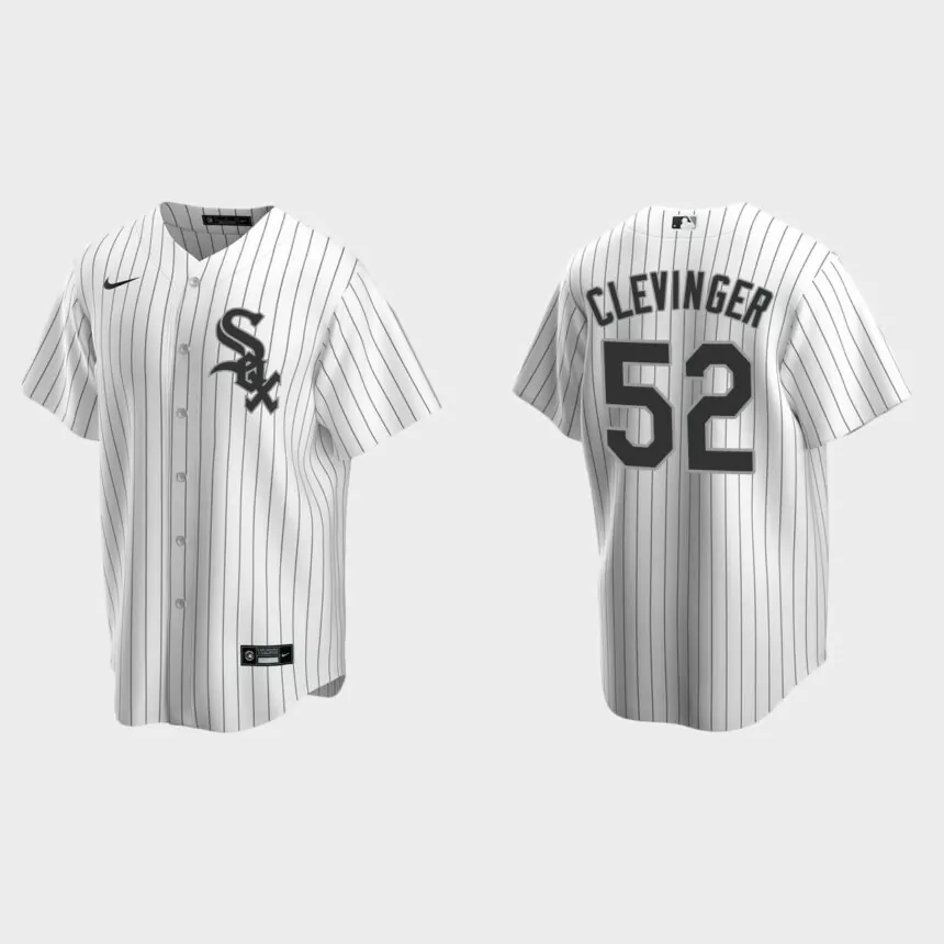 Chicago White Sox Mike Clevinger Replica Home Jersey – White