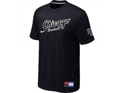 Chicago White Sox NEW Away Practice T-Shirt Black