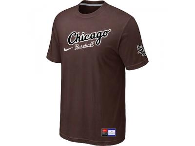 Chicago White Sox NEW Away Practice T-Shirt Brown