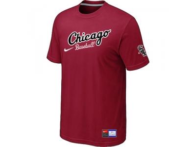 Chicago White Sox NEW Away Practice T-Shirt Red