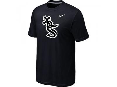 Chicago White Sox NEW Heathered Black Club Logo T-Shirt