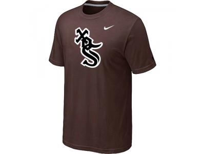 Chicago White Sox NEW Heathered Brown Club Logo T-Shirt