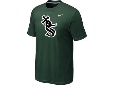 Chicago White Sox NEW Heathered D.Green Club Logo T-Shirt