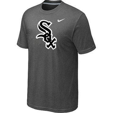 Chicago White Sox NEW Heathered D.Grey Club Logo T-Shirt