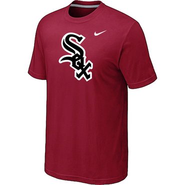 Chicago White Sox NEW Heathered Red Club Logo T-Shirt