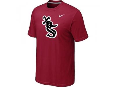 Chicago White Sox NEW Heathered Red Club Logo T-Shirt
