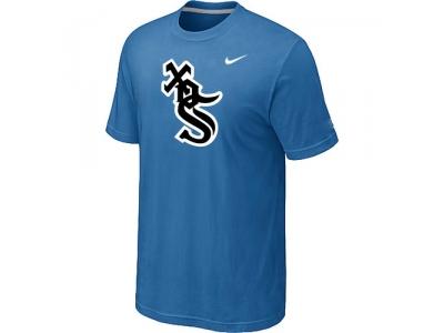 Chicago White Sox NEW Heathered light Blue Club Logo T-Shirt