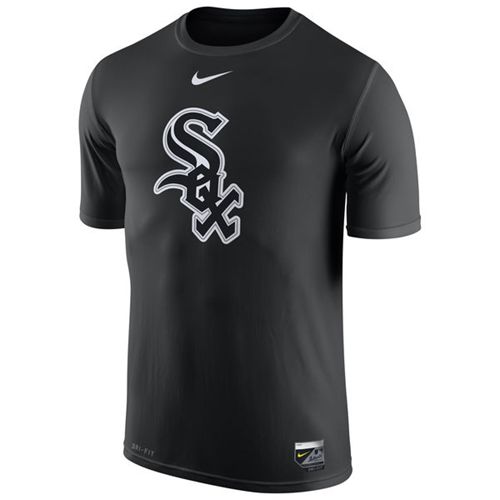 Chicago White Sox Nike Authentic Collection Legend Logo 1.5 Performance T-Shirt Black