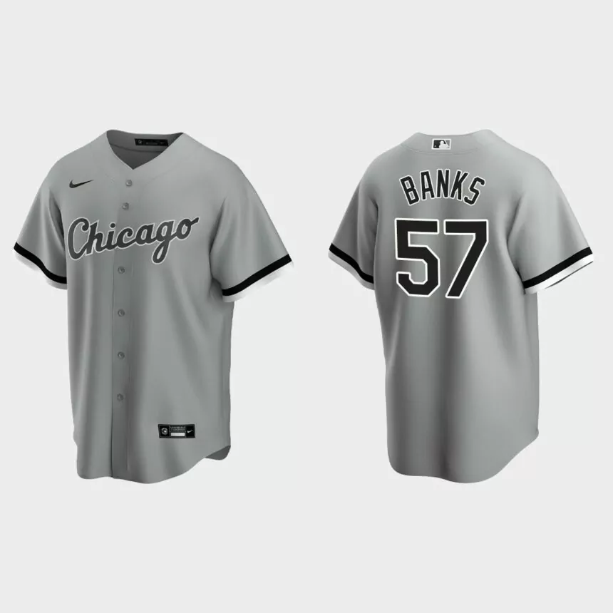 Chicago White Sox Tanner Banks Replica Jersey – Gray