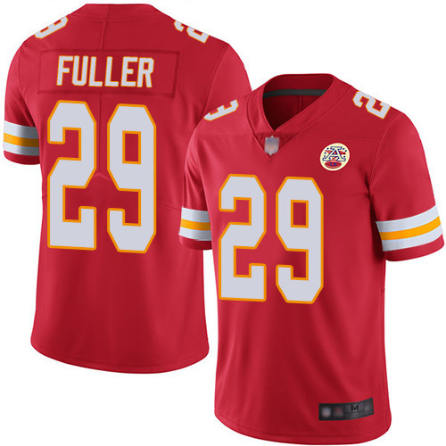 Chiefs #29 Kendall Fuller Red Team Color Men's Stitched Football Vapor Untouchable Limited Jersey