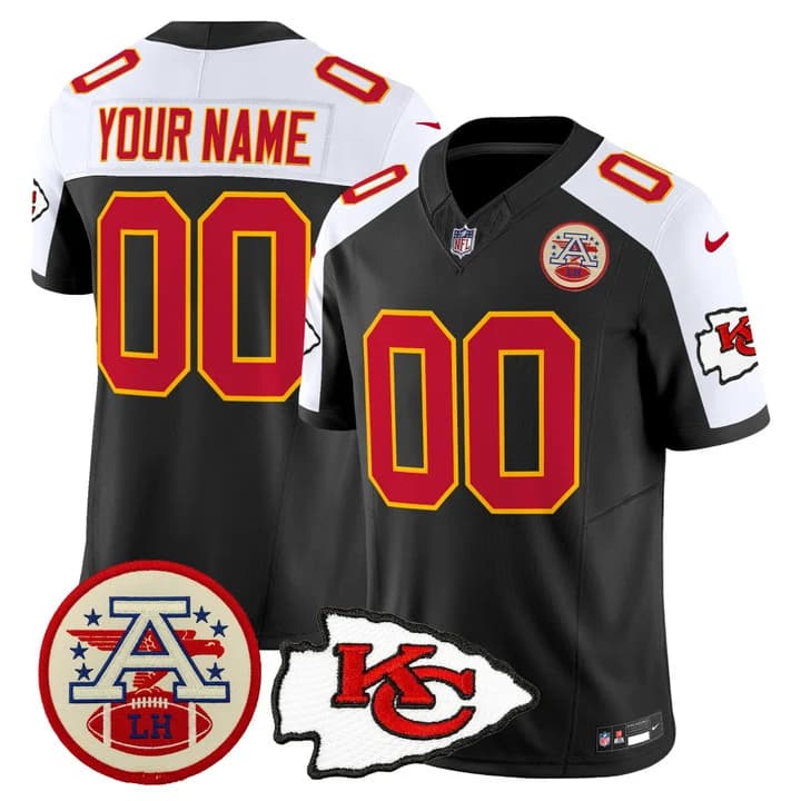 Chiefs 2026 Lamar Hunt Patch Vapor Limited Custom Jersey -   All Stitched