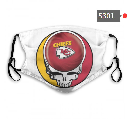 Chiefs Skull Mask with PM2.5 Filter Double Protection  (1)