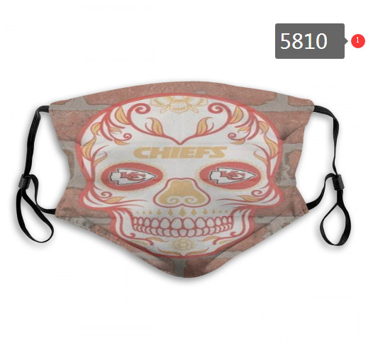 Chiefs Skull Mask with PM2.5 Filter Double Protection  (11)